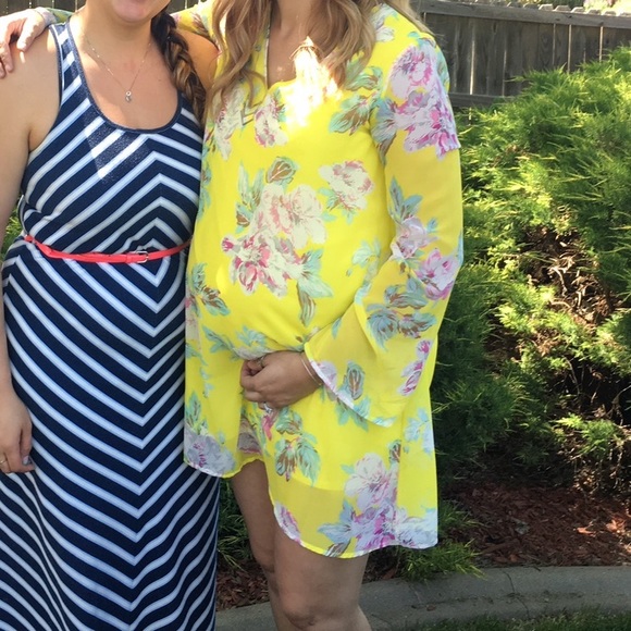 Pinkblush Naternity Floral Dress - Picture 6 of 6